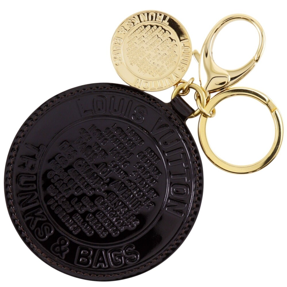 Louis Vuitton Trunks & Bags Charm and Key Holder Leather and Metal